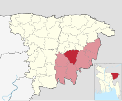 Rajnagar in Sylhet division (Bangladesh)